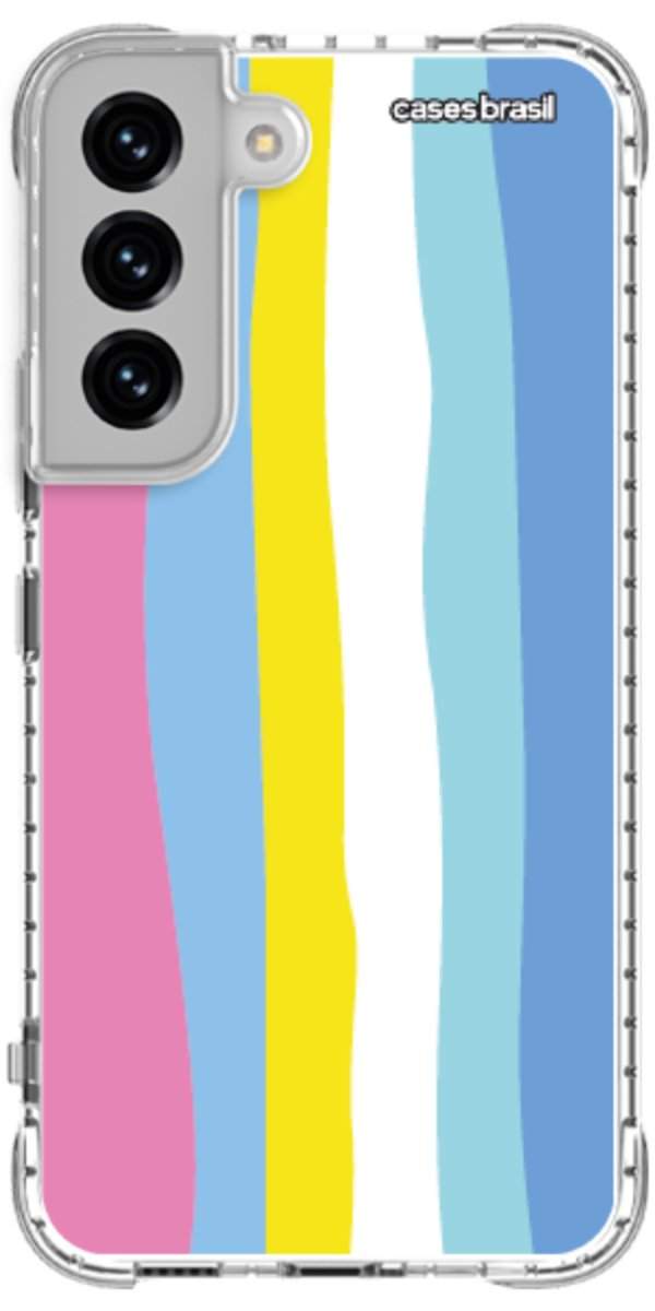 Capinha para Celular Arco-íris Vertical Colorido
