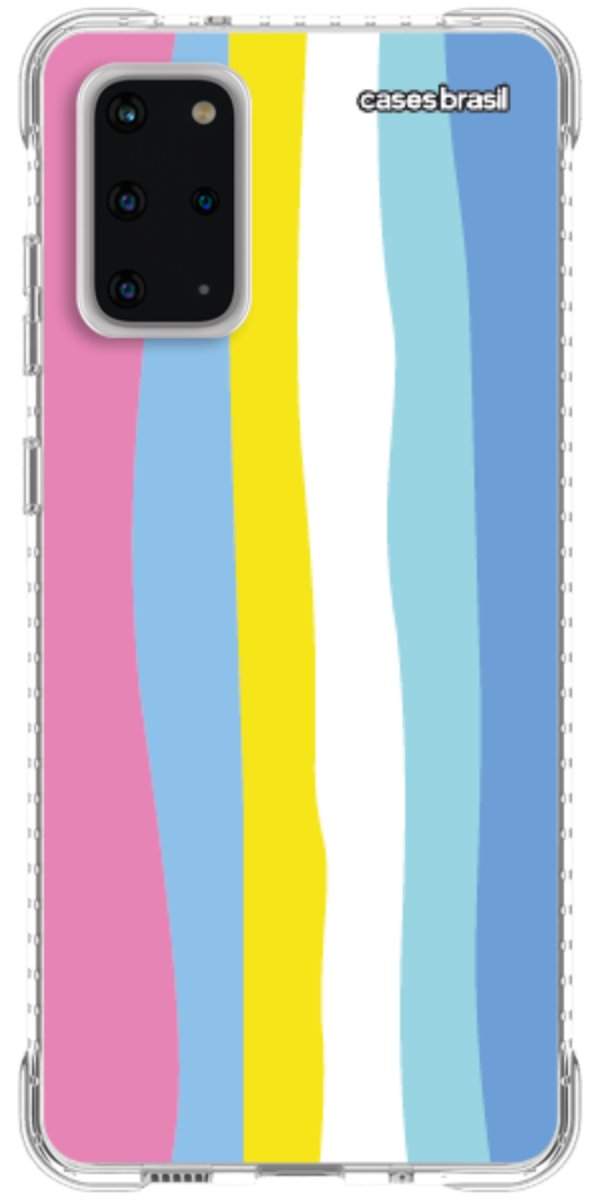 Capinha para Celular Arco-íris Vertical Colorido