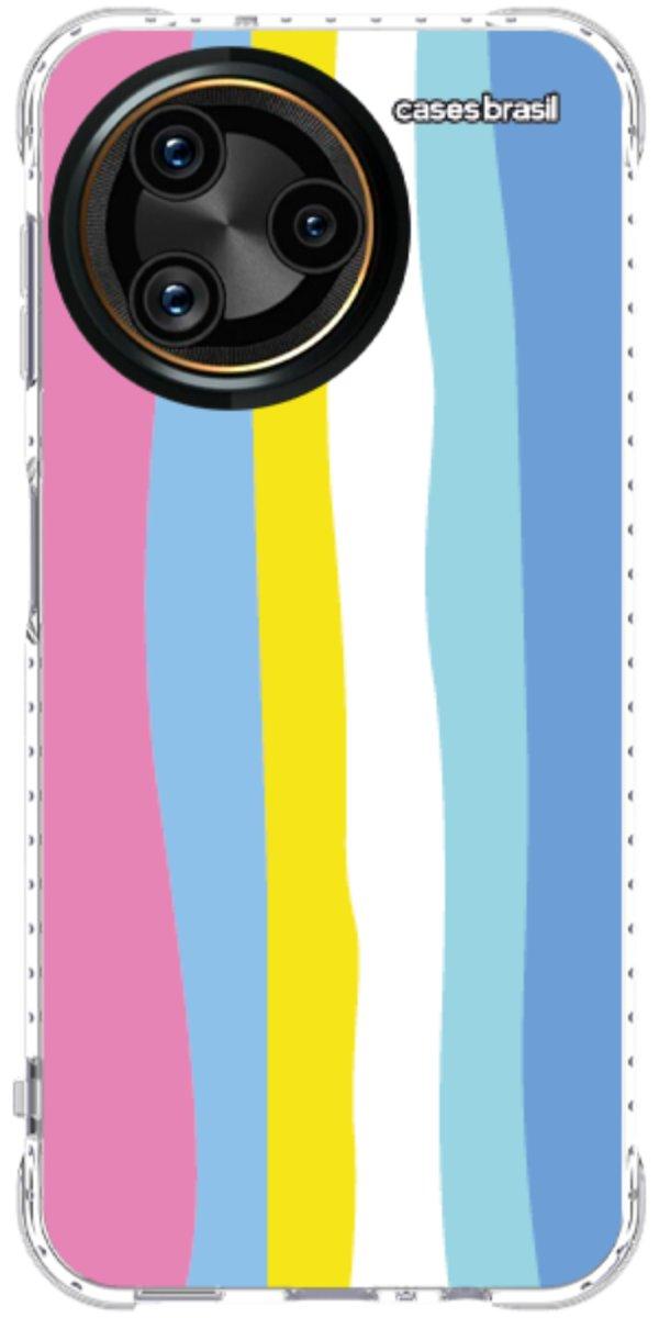 Capinha para Celular Arco-íris Vertical Colorido