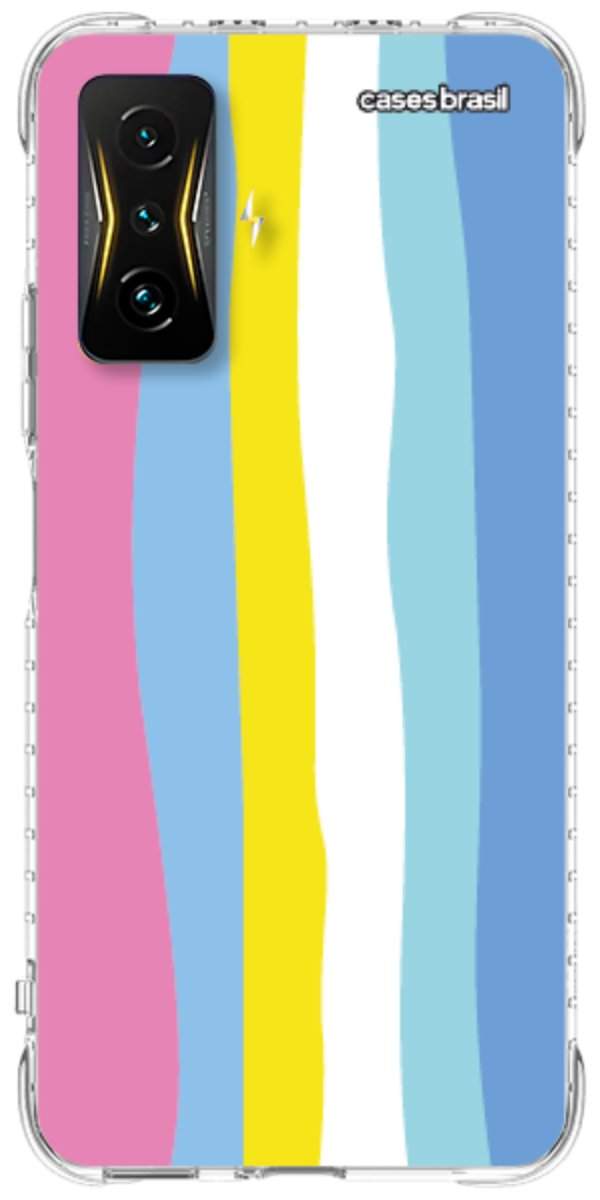 Capinha para Celular Arco-íris Vertical Colorido