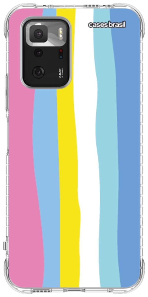 Capinha para Celular Arco-íris Vertical Colorido