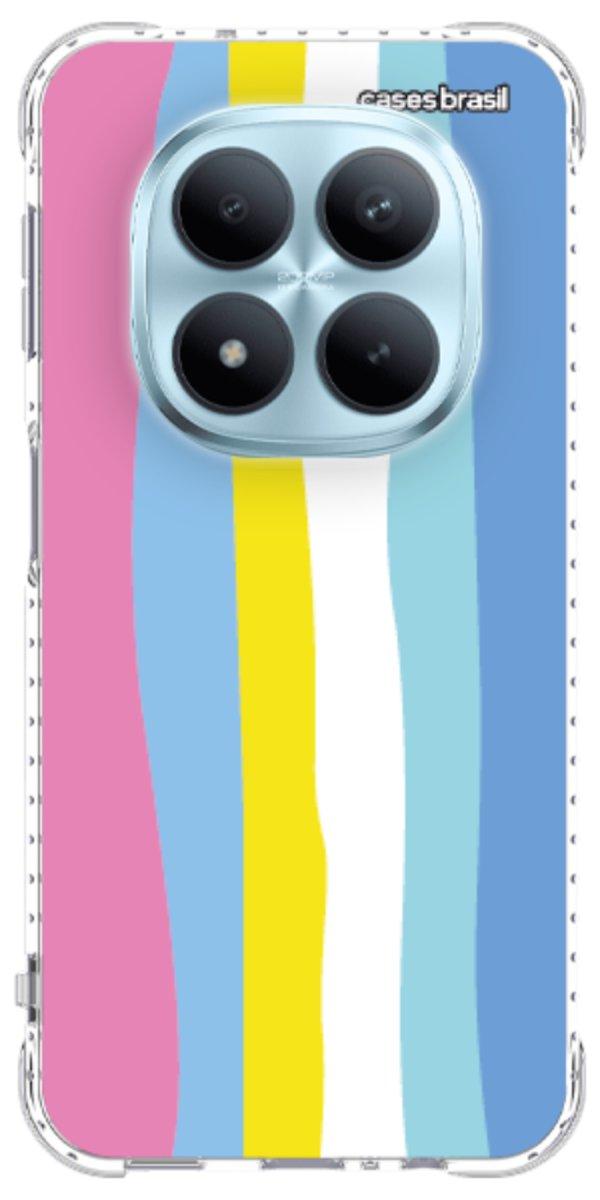 Capinha para Celular Arco-íris Vertical Colorido