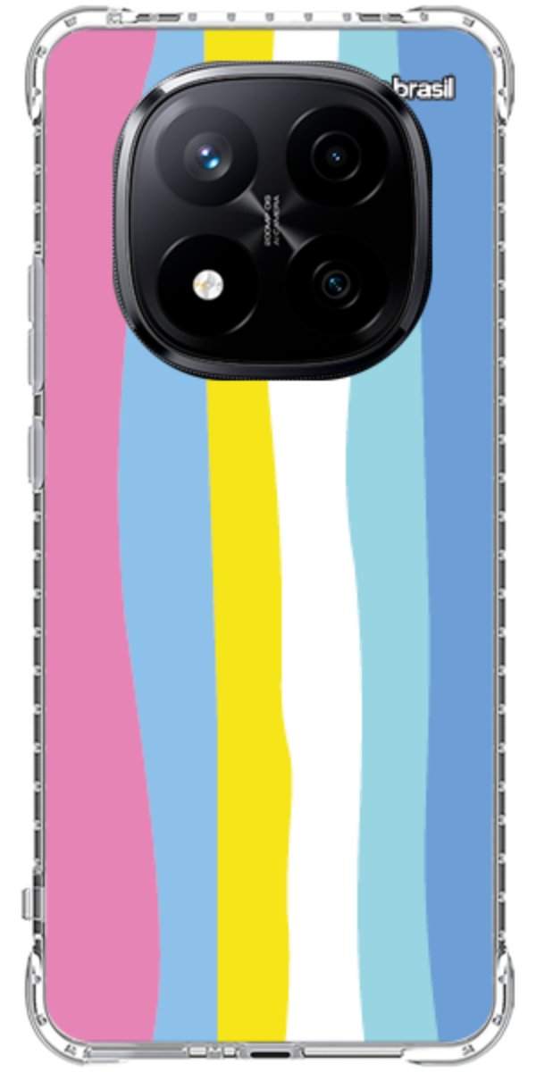 Capinha para Celular Arco-íris Vertical Colorido