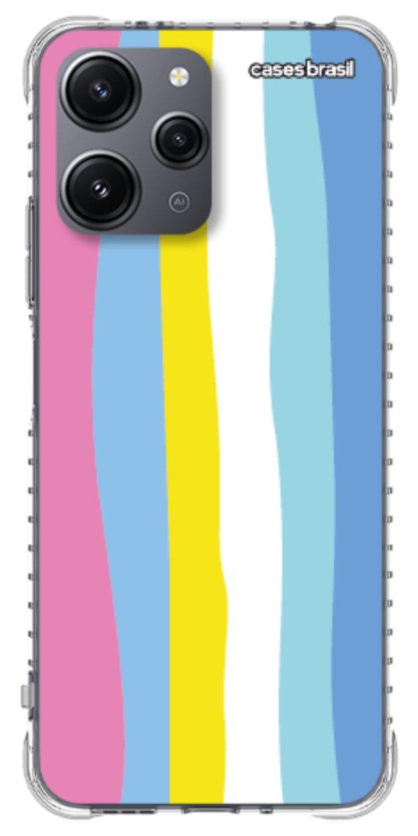 Capinha para Celular Arco-íris Vertical Colorido
