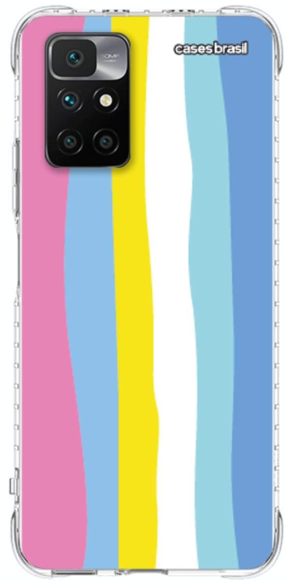 Capinha para Celular Arco-íris Vertical Colorido