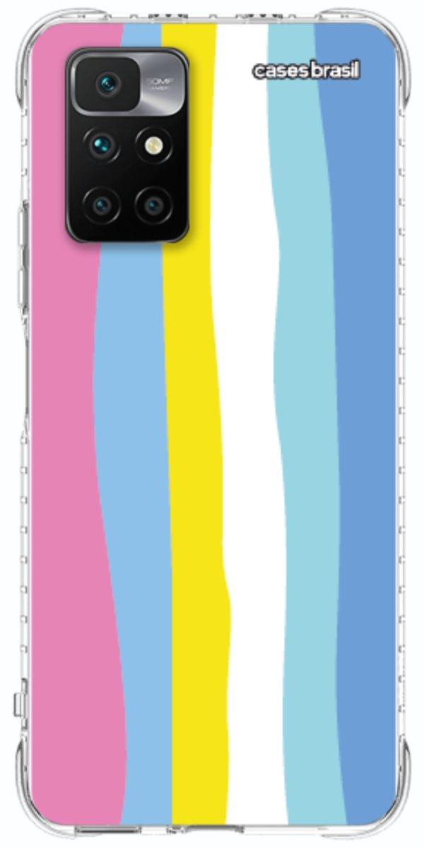 Capinha para Celular Arco-íris Vertical Colorido