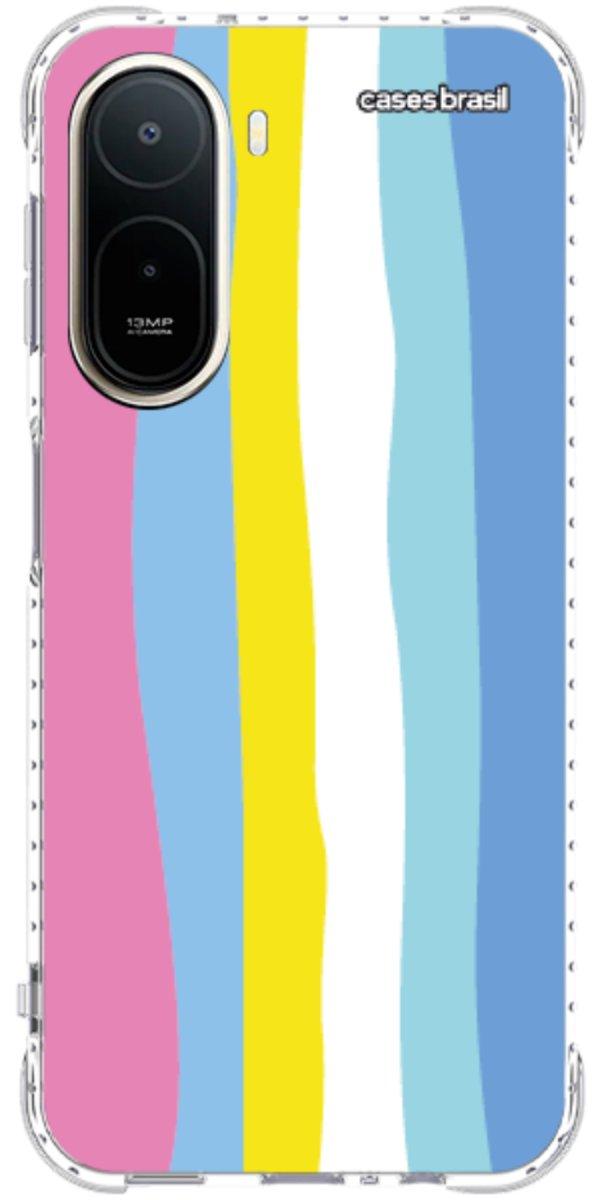 Capinha para Celular Arco-íris Vertical Colorido