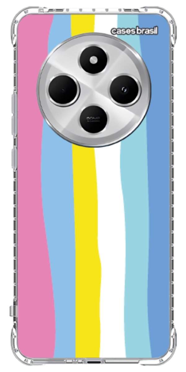 Capinha para Celular Arco-íris Vertical Colorido