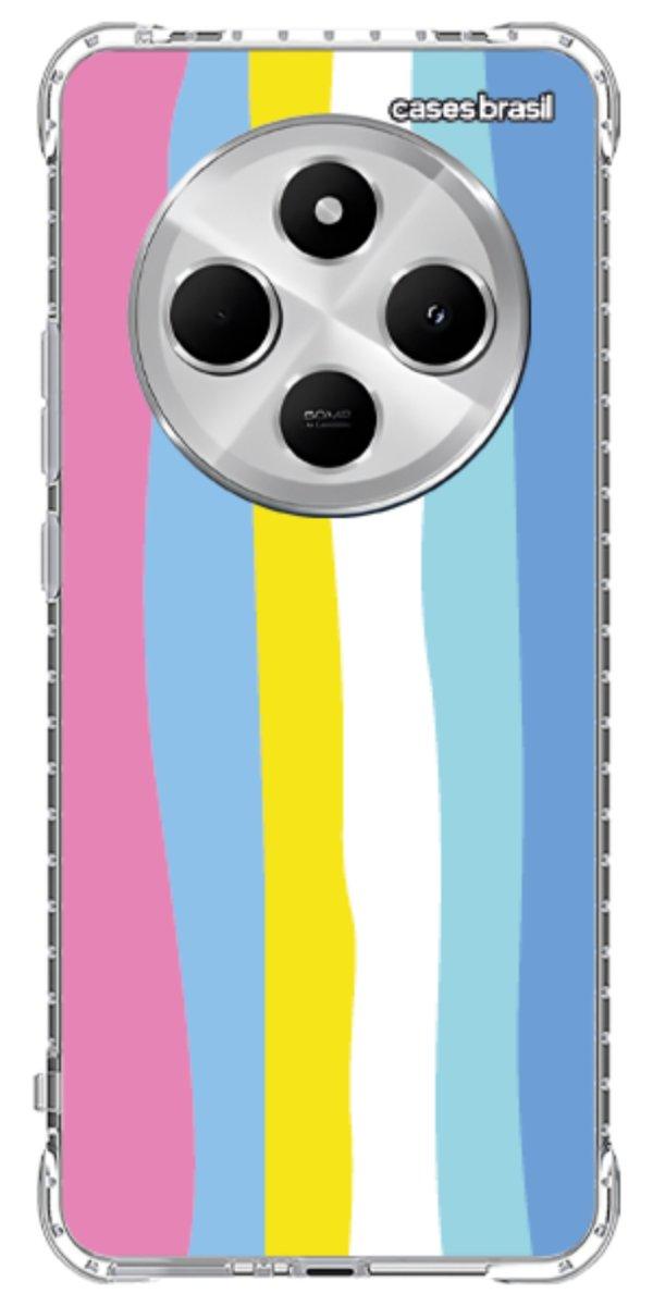 Capinha para Celular Arco-íris Vertical Colorido