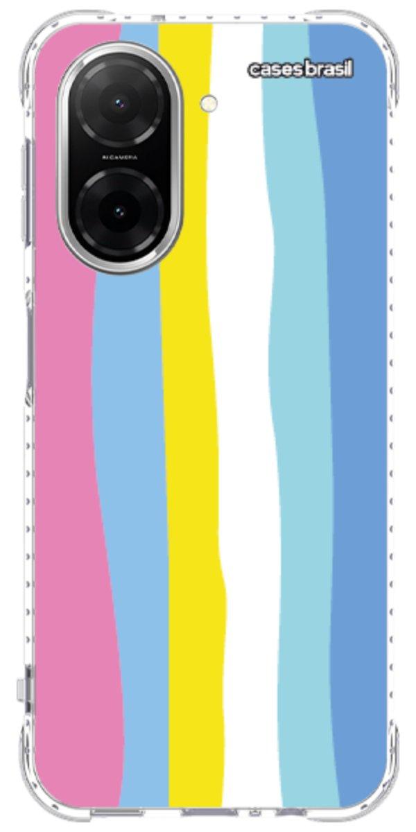 Capinha para Celular Arco-íris Vertical Colorido