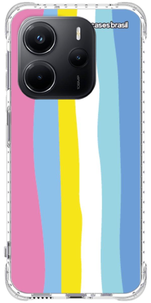 Capinha para Celular Arco-íris Vertical Colorido