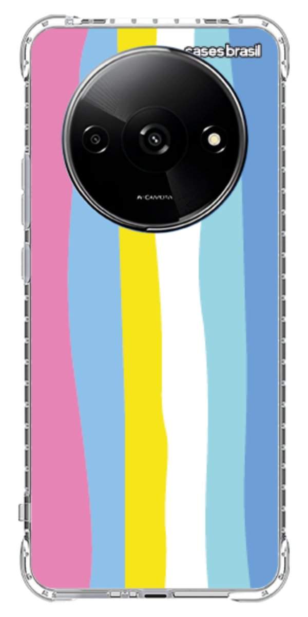 Capinha para Celular Arco-íris Vertical Colorido