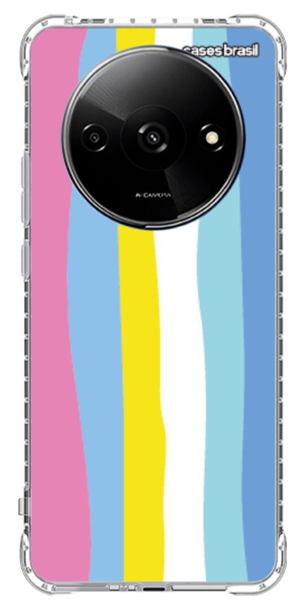 Capinha para Celular Arco-íris Vertical Colorido