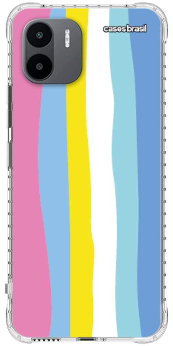 Capinha para Celular Arco-íris Vertical Colorido