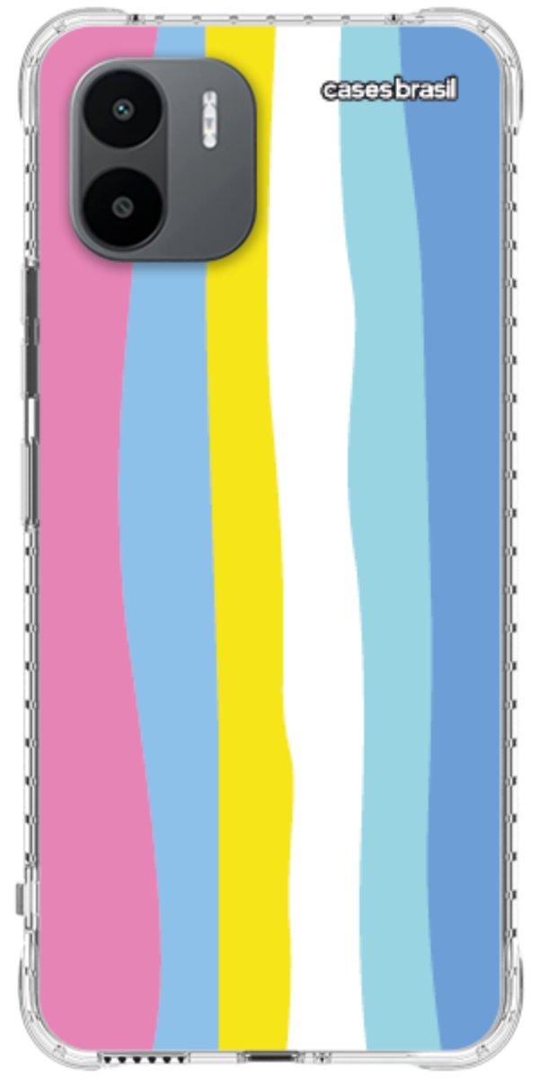 Capinha para Celular Arco-íris Vertical Colorido