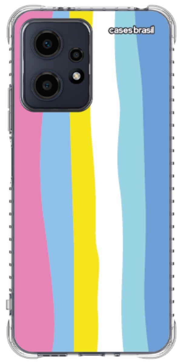 Capinha para Celular Arco-íris Vertical Colorido