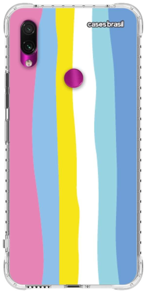 Capinha para Celular Arco-íris Vertical Colorido