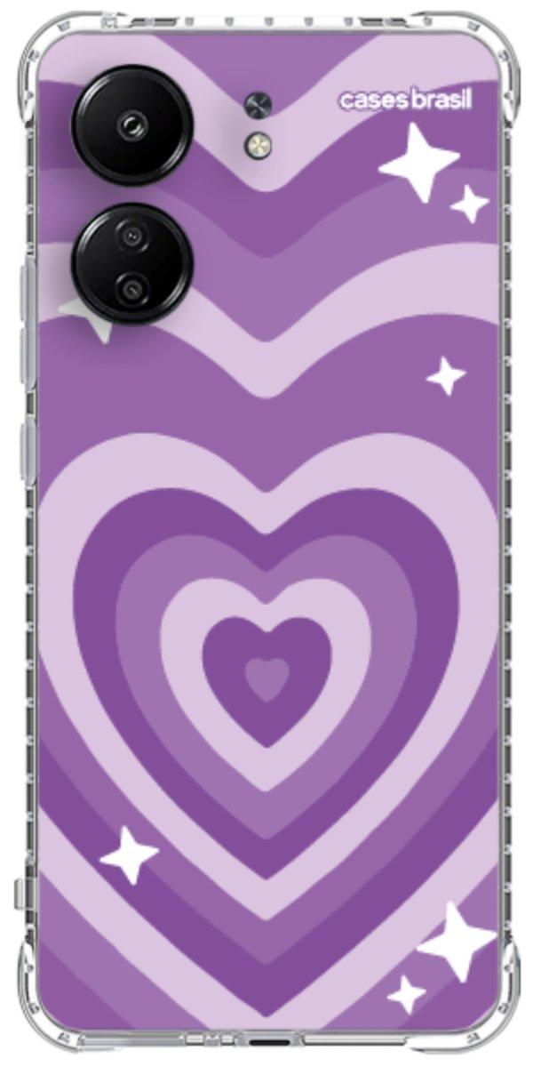 Capinha para Celular Amor Roxinho