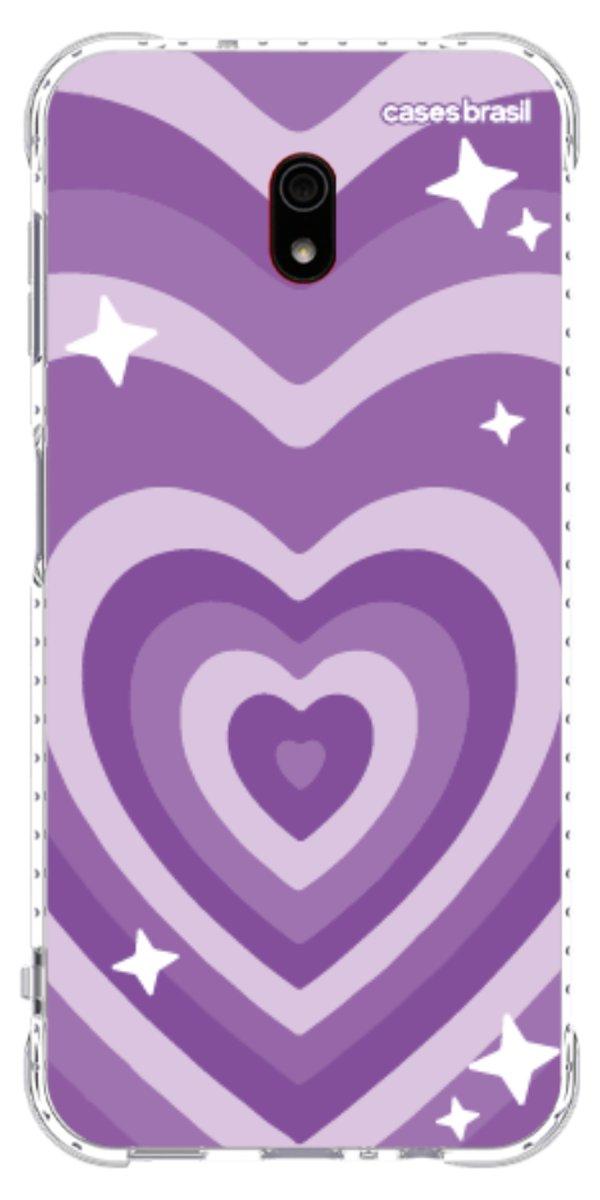 Capinha para Celular Amor Roxinho