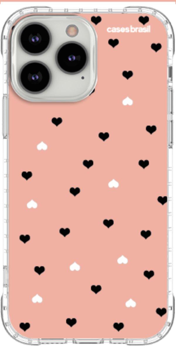 Capinha para Celular Corações Minimalistas Pink