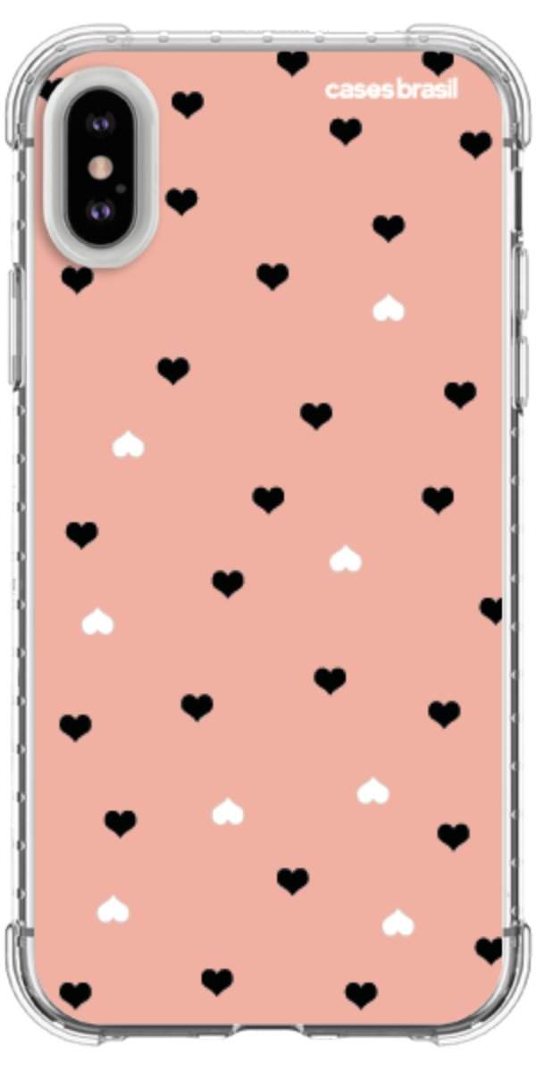 Capinha para Celular Corações Minimalistas Pink
