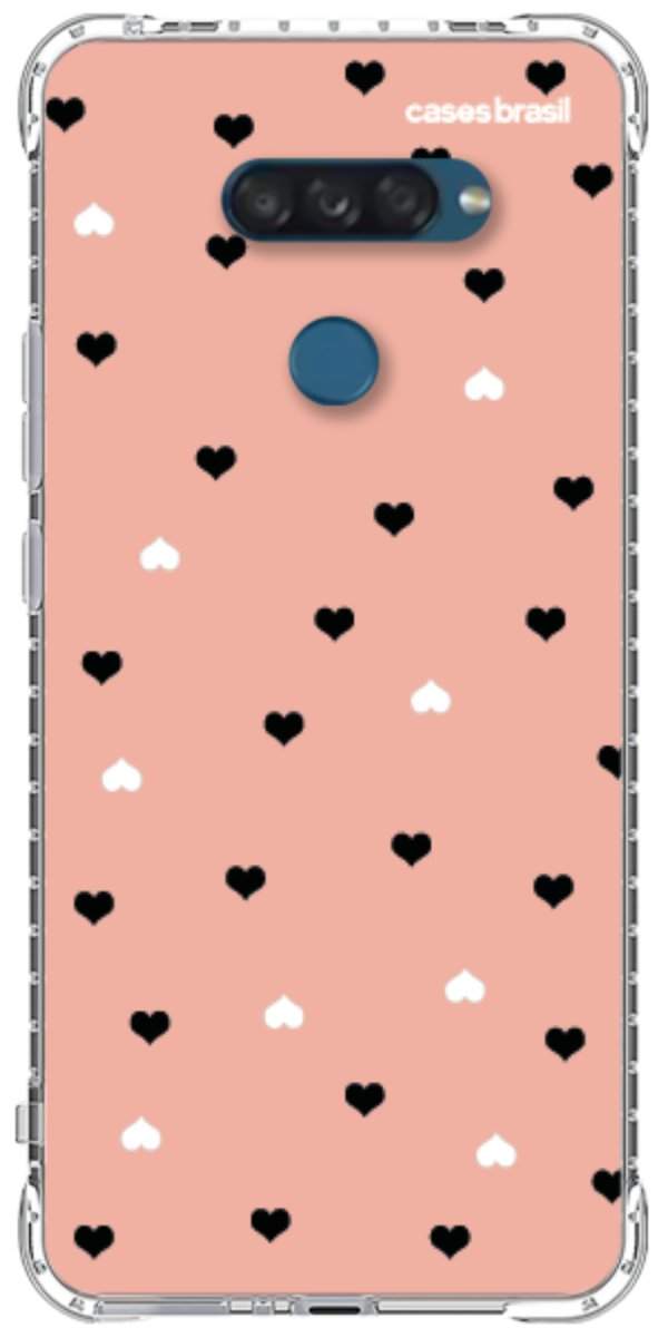 Capinha para Celular Corações Minimalistas Pink