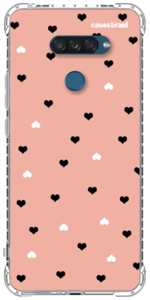 Capinha para Celular Corações Minimalistas Pink