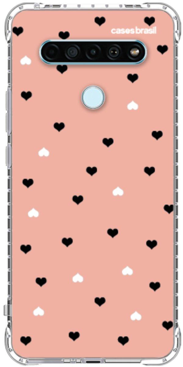 Capinha para Celular Corações Minimalistas Pink