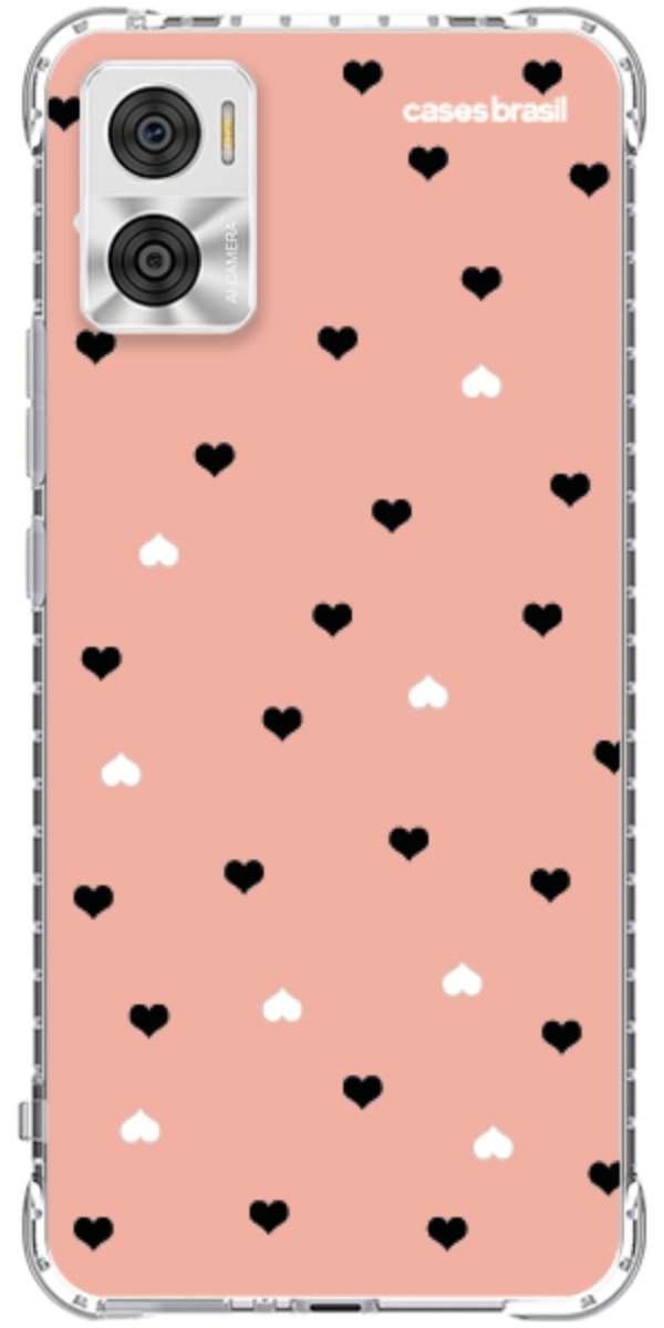 Capinha para Celular Corações Minimalistas Pink