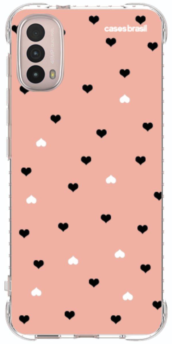 Capinha para Celular Corações Minimalistas Pink