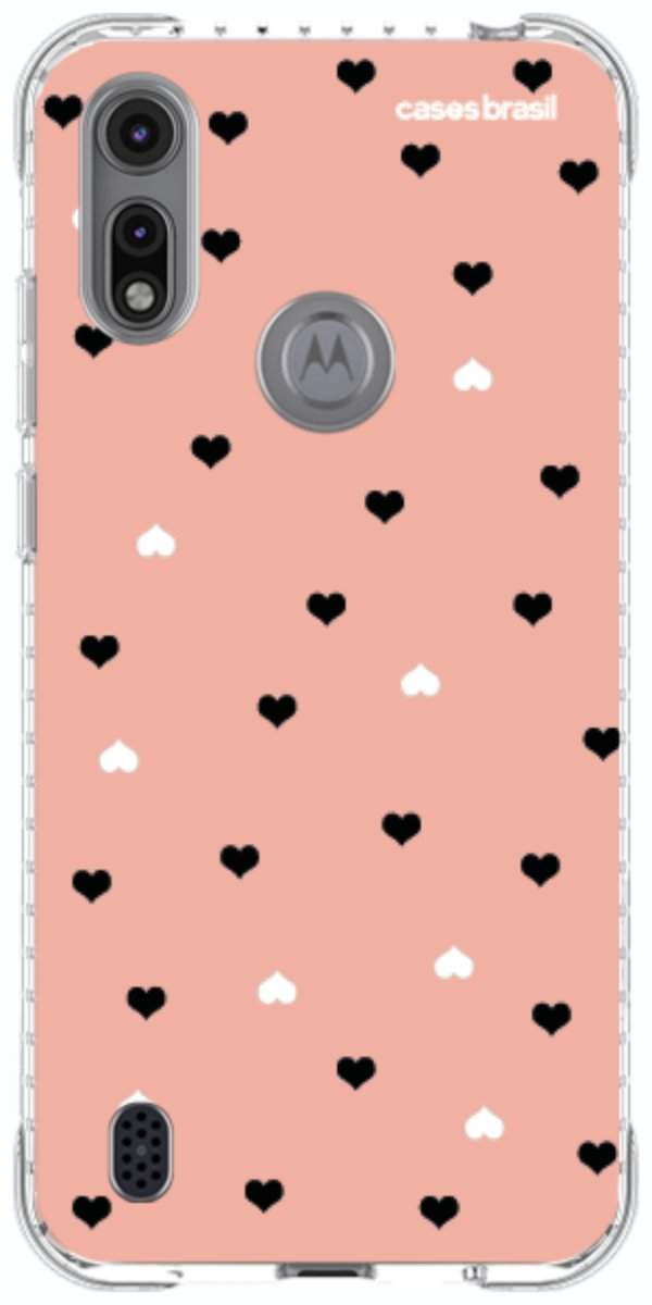 Capinha para Celular Corações Minimalistas Pink