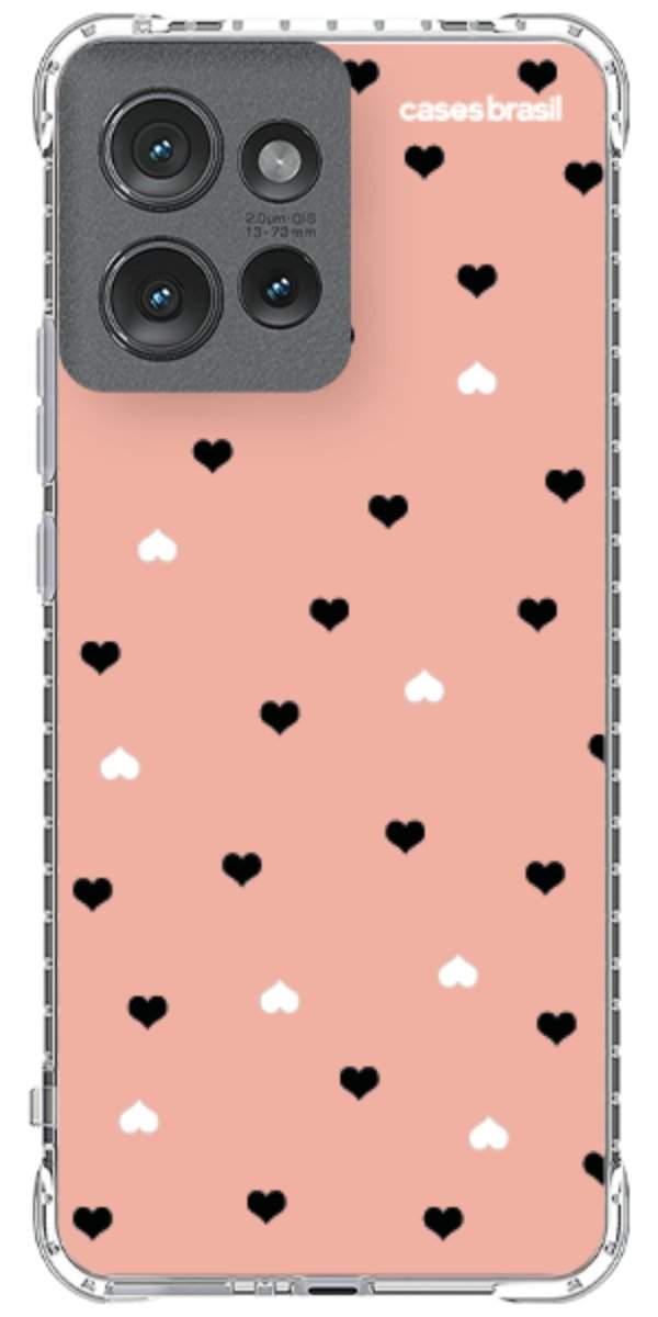 Capinha para Celular Corações Minimalistas Pink