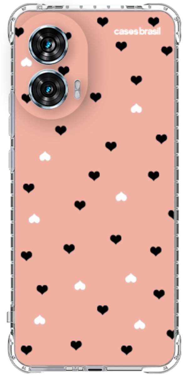Capinha para Celular Corações Minimalistas Pink
