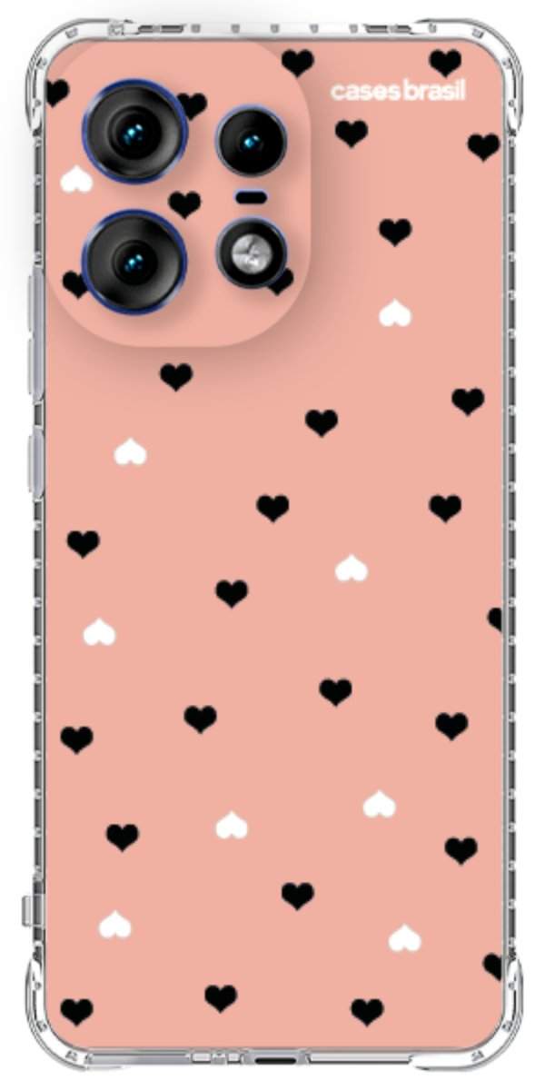 Capinha para Celular Corações Minimalistas Pink