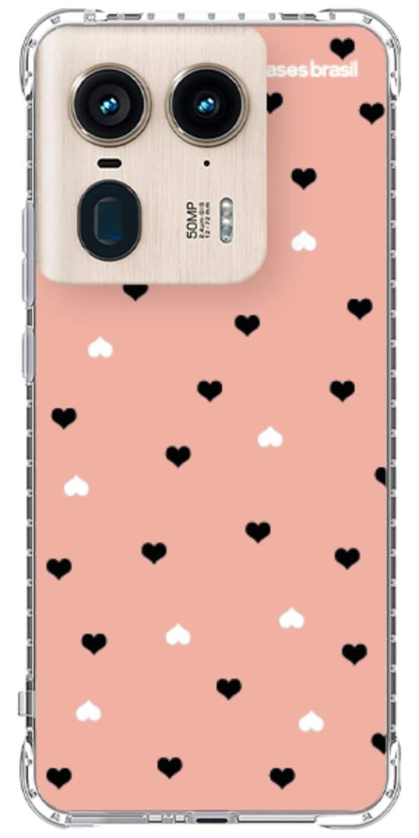Capinha para Celular Corações Minimalistas Pink