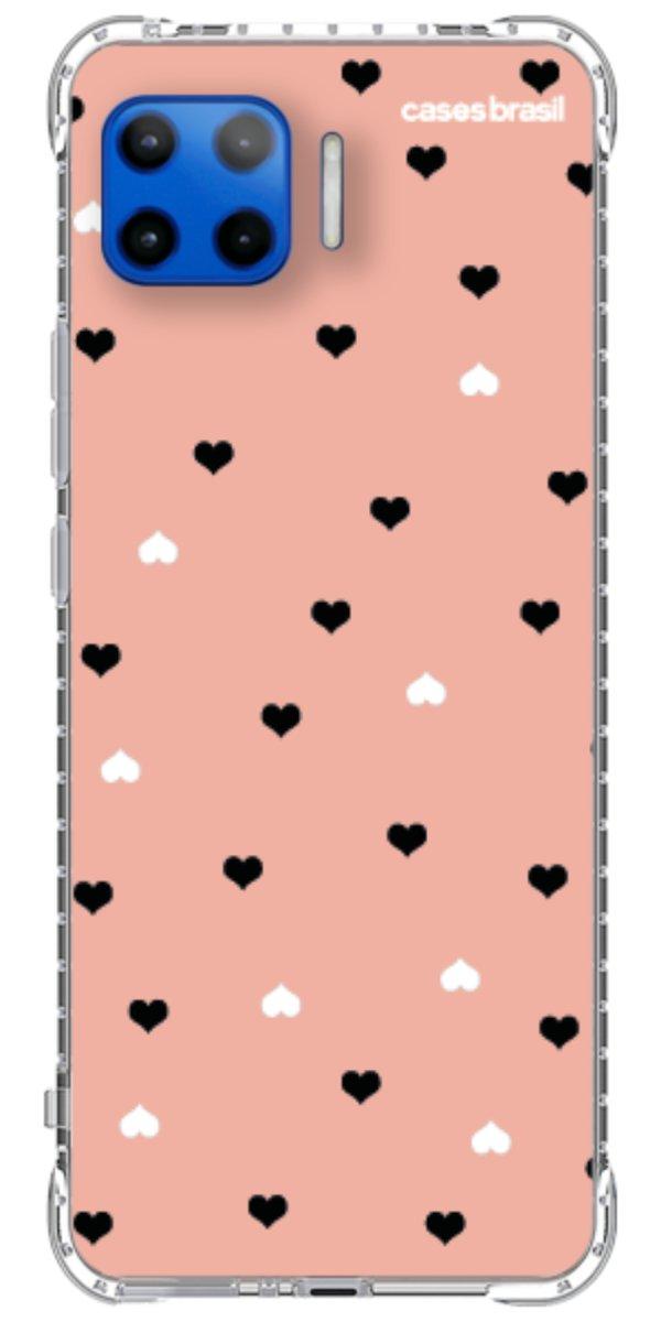 Capinha para Celular Corações Minimalistas Pink