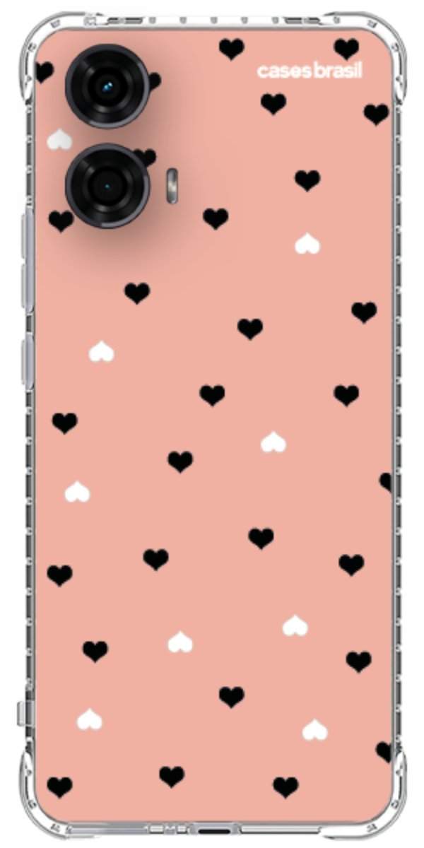 Capinha para Celular Corações Minimalistas Pink