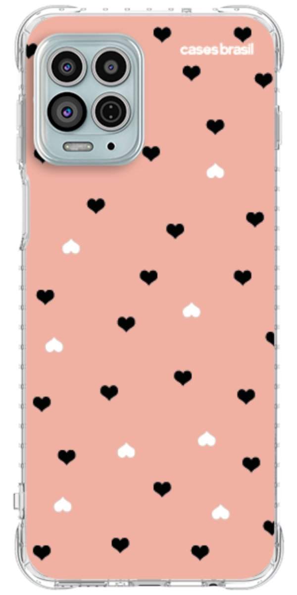 Capinha para Celular Corações Minimalistas Pink