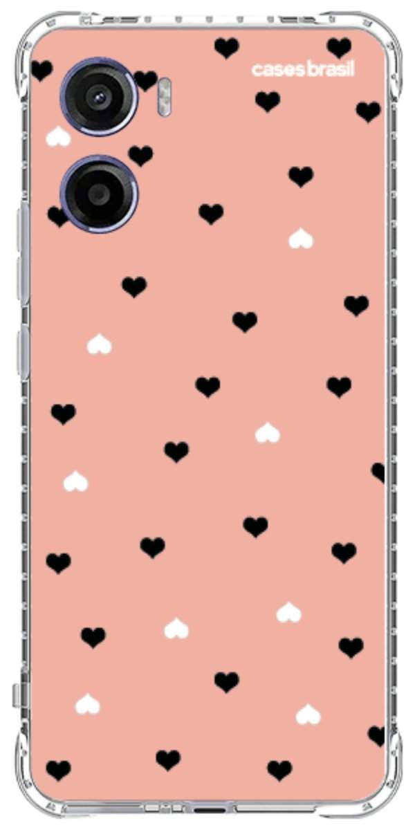 Capinha para Celular Corações Minimalistas Pink