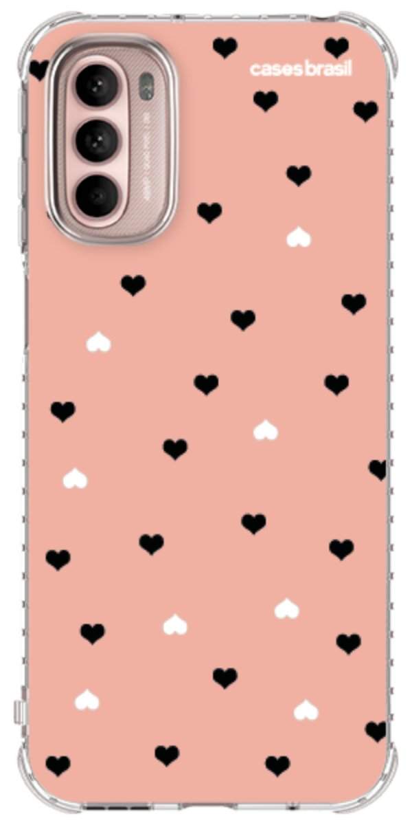 Capinha para Celular Corações Minimalistas Pink