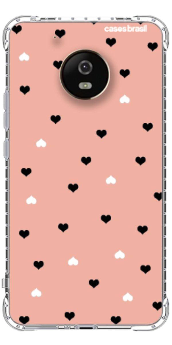 Capinha para Celular Corações Minimalistas Pink