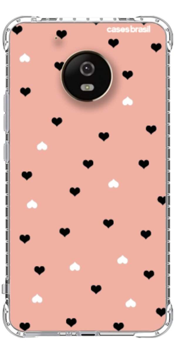 Capinha para Celular Corações Minimalistas Pink