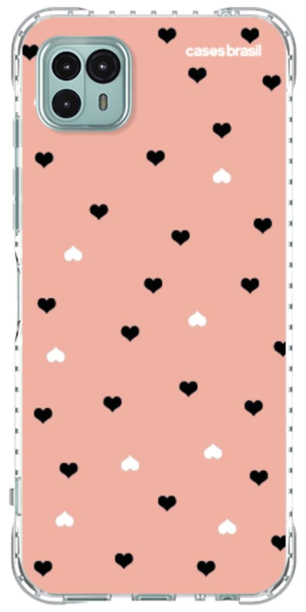 Capinha para Celular Corações Minimalistas Pink