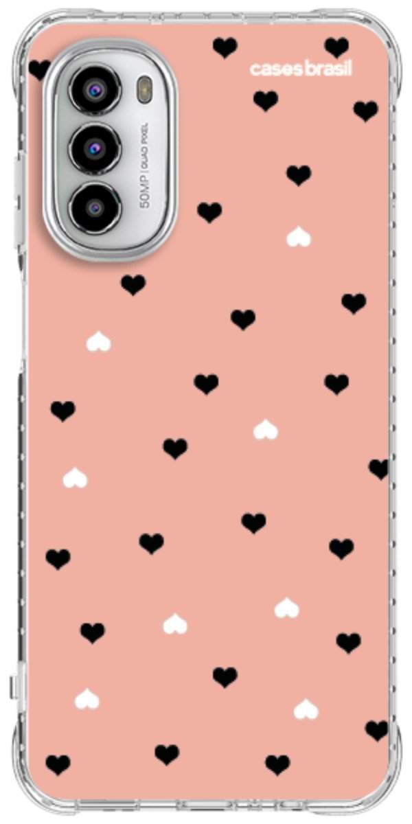 Capinha para Celular Corações Minimalistas Pink