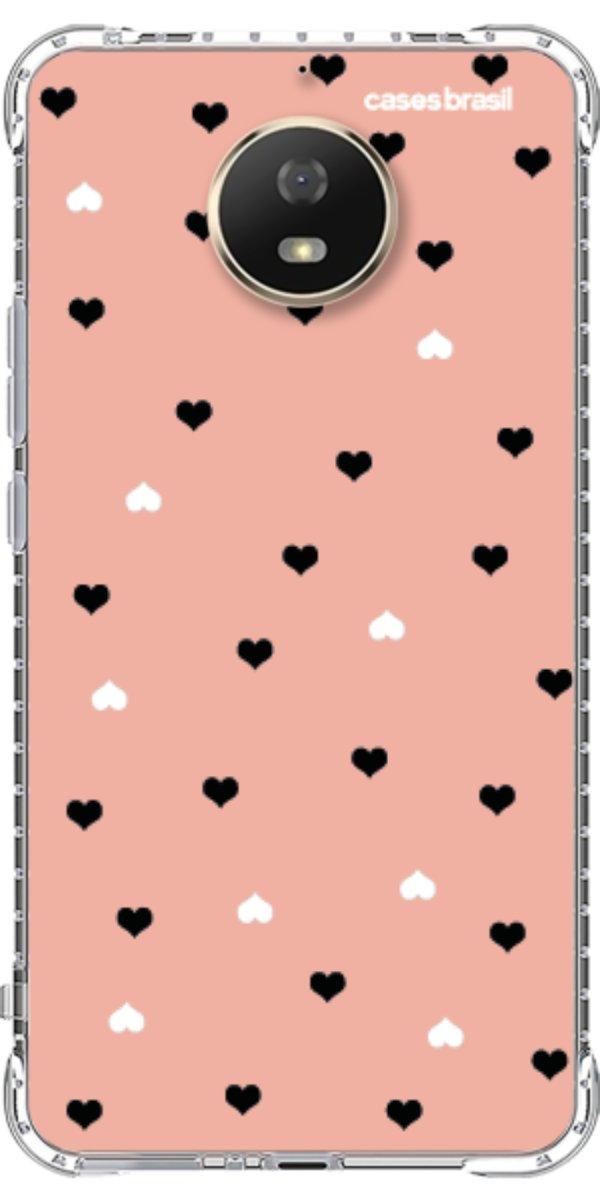 Capinha para Celular Corações Minimalistas Pink