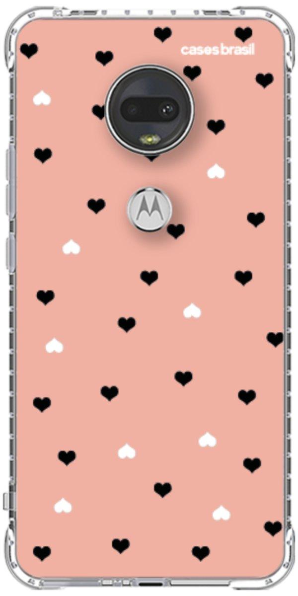 Capinha para Celular Corações Minimalistas Pink