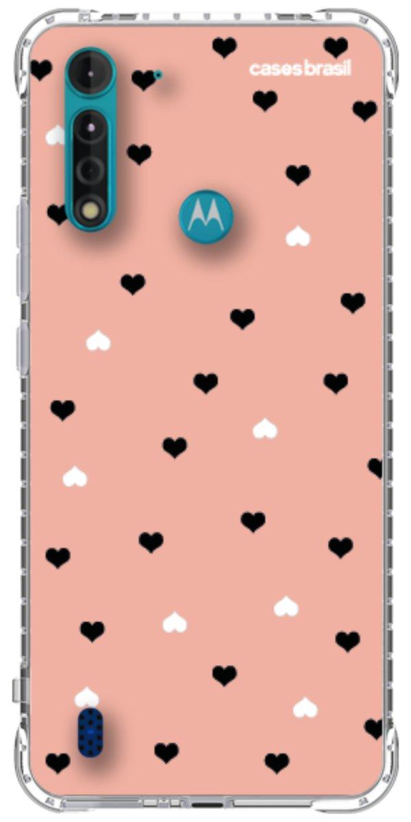 Capinha para Celular Corações Minimalistas Pink