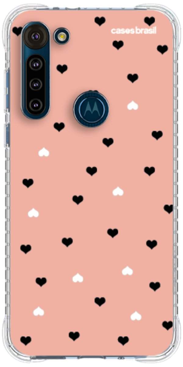 Capinha para Celular Corações Minimalistas Pink