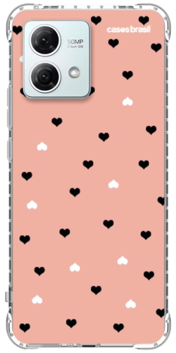 Capinha para Celular Corações Minimalistas Pink
