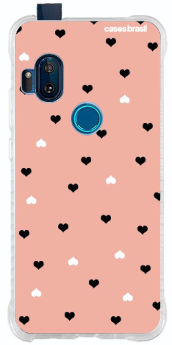 Capinha para Celular Corações Minimalistas Pink